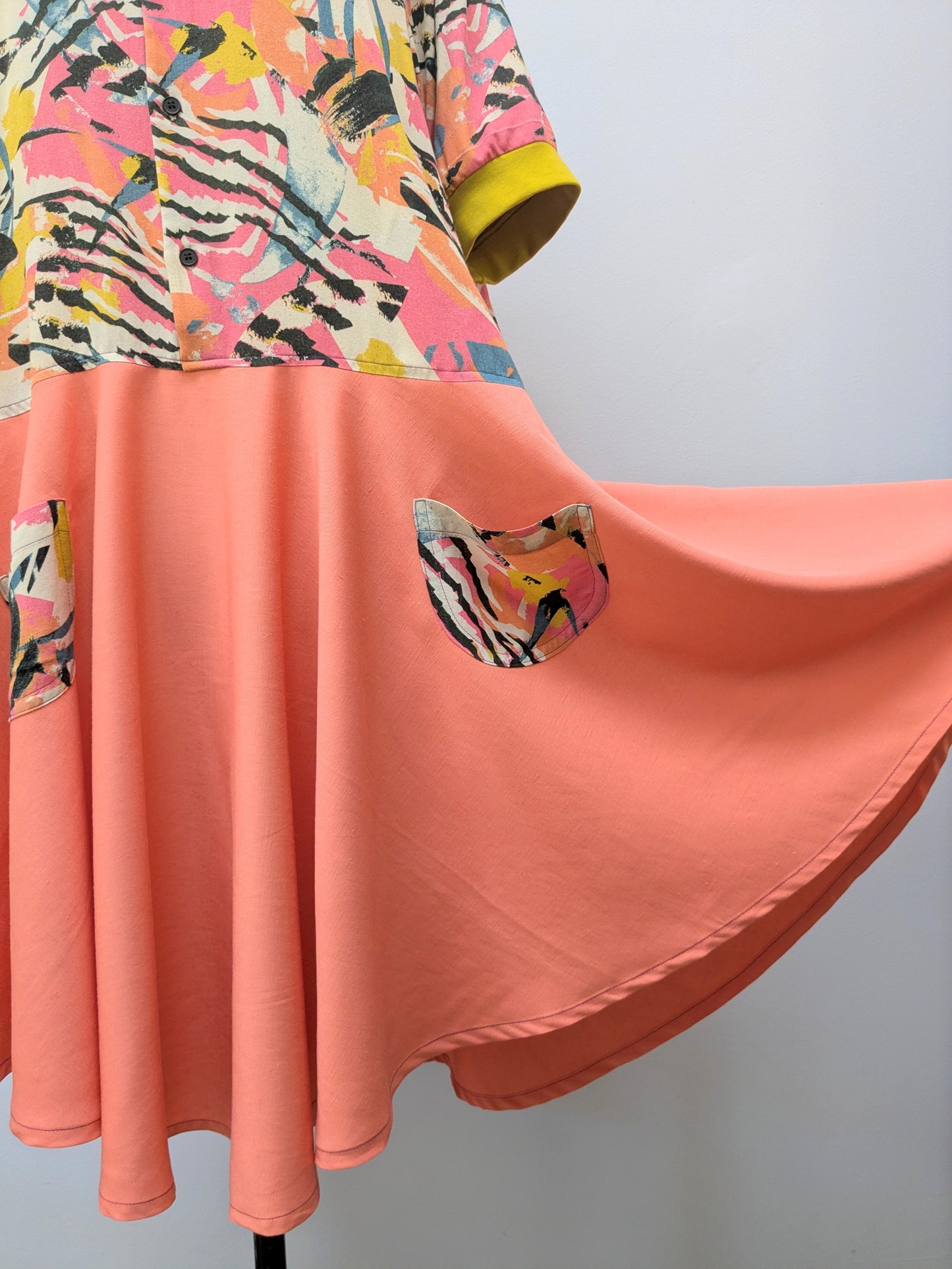 Hemdkleid | Apricot | Surf | Unikat