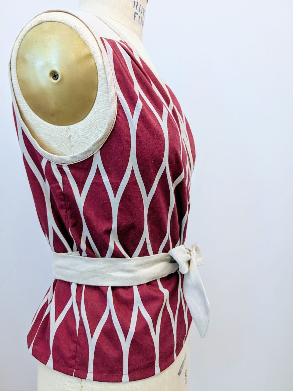 Wrap blouse diamond | Unique | Size ML