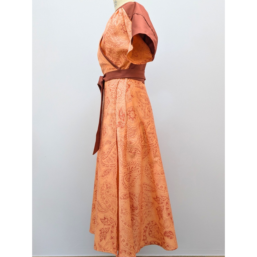 Wickelkleid HELEN | Unikat | Größe L-XL