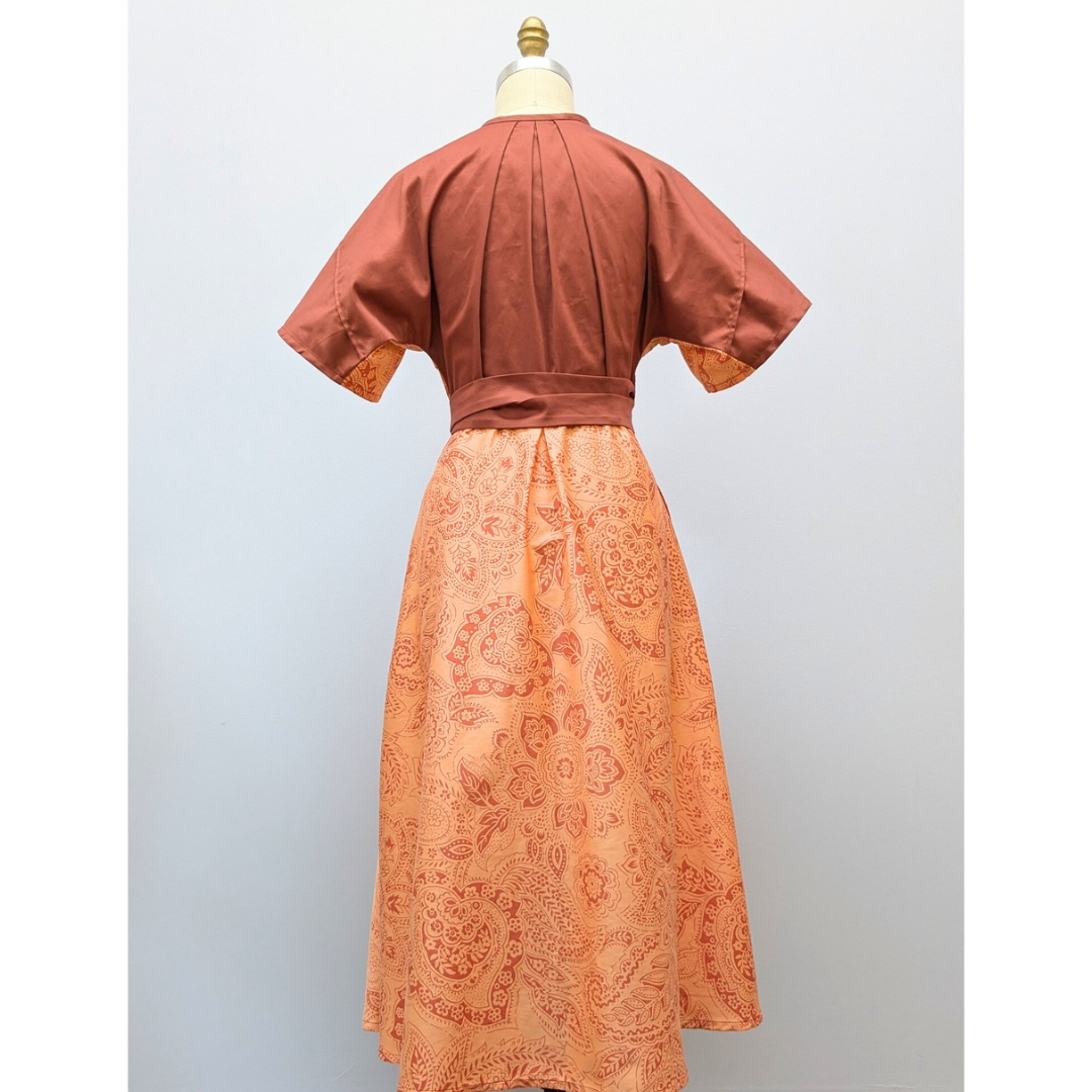 Wickelkleid HELEN | Unikat | Größe L-XL