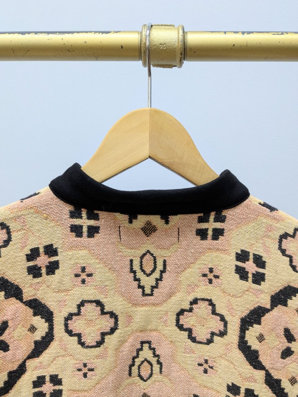 Wool Coat with Shawl Collar Beige