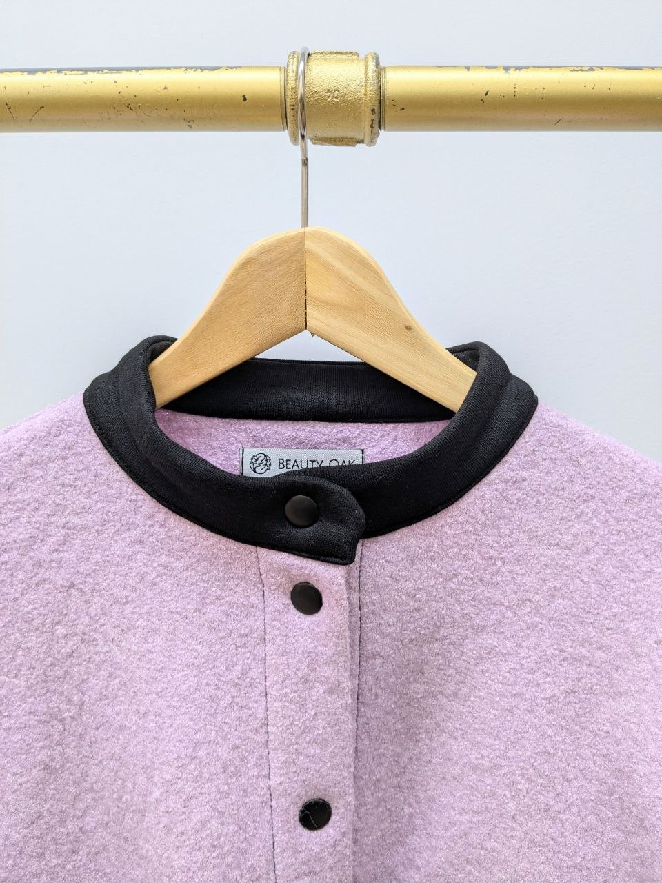 Bolerojacke Wollwalk | Flieder | Unikat