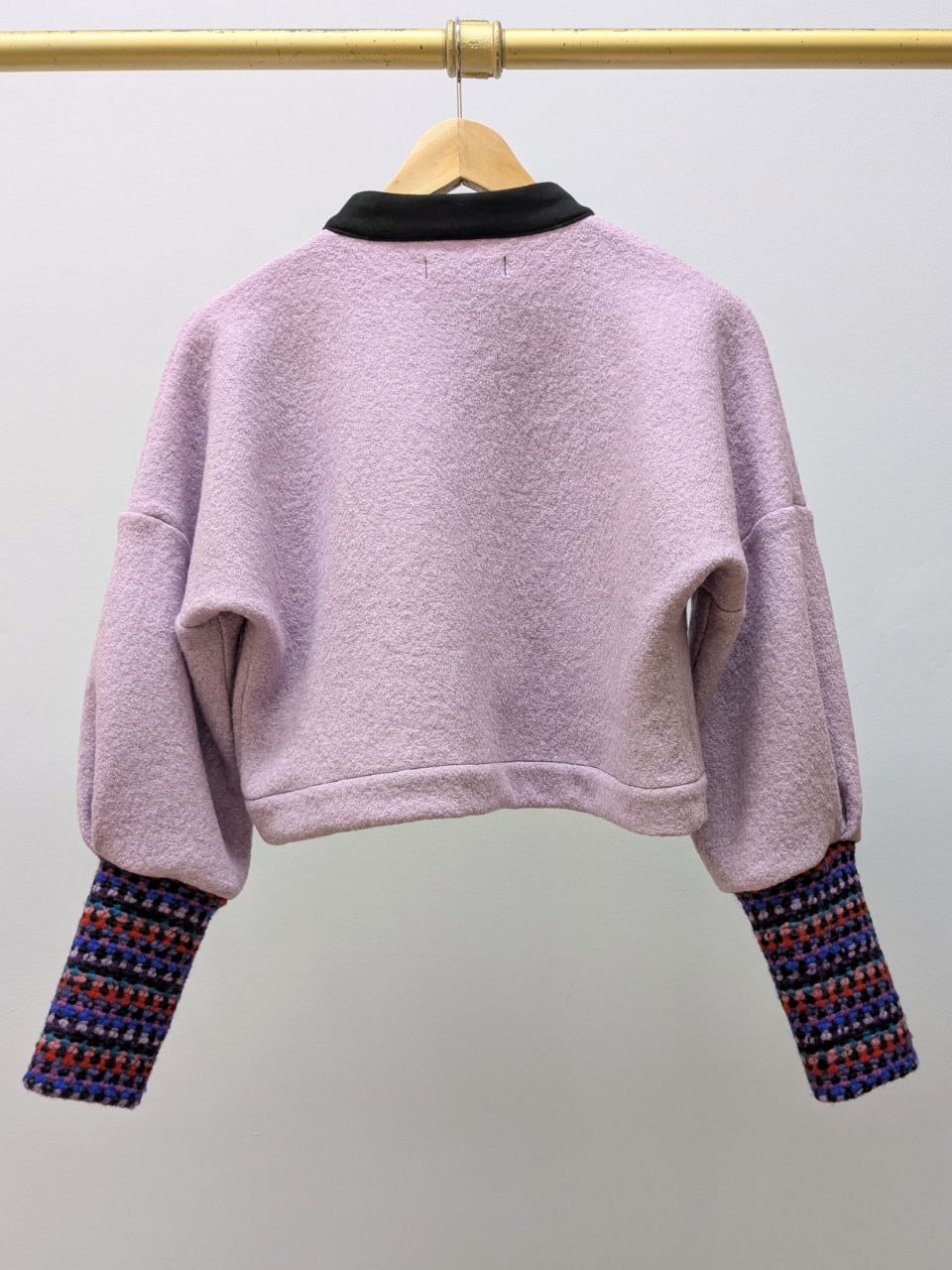 Bolerojacke Wollwalk | Flieder | Unikat