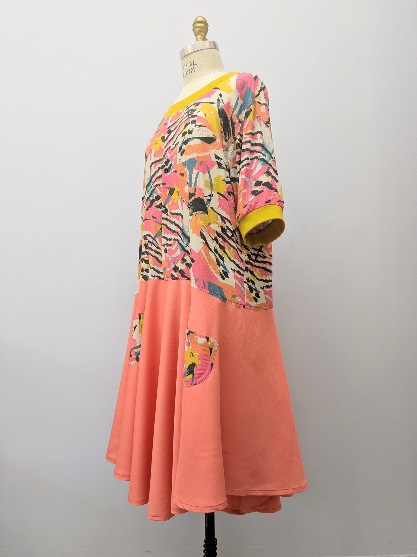 Hemdkleid | Apricot | Surf | Unikat