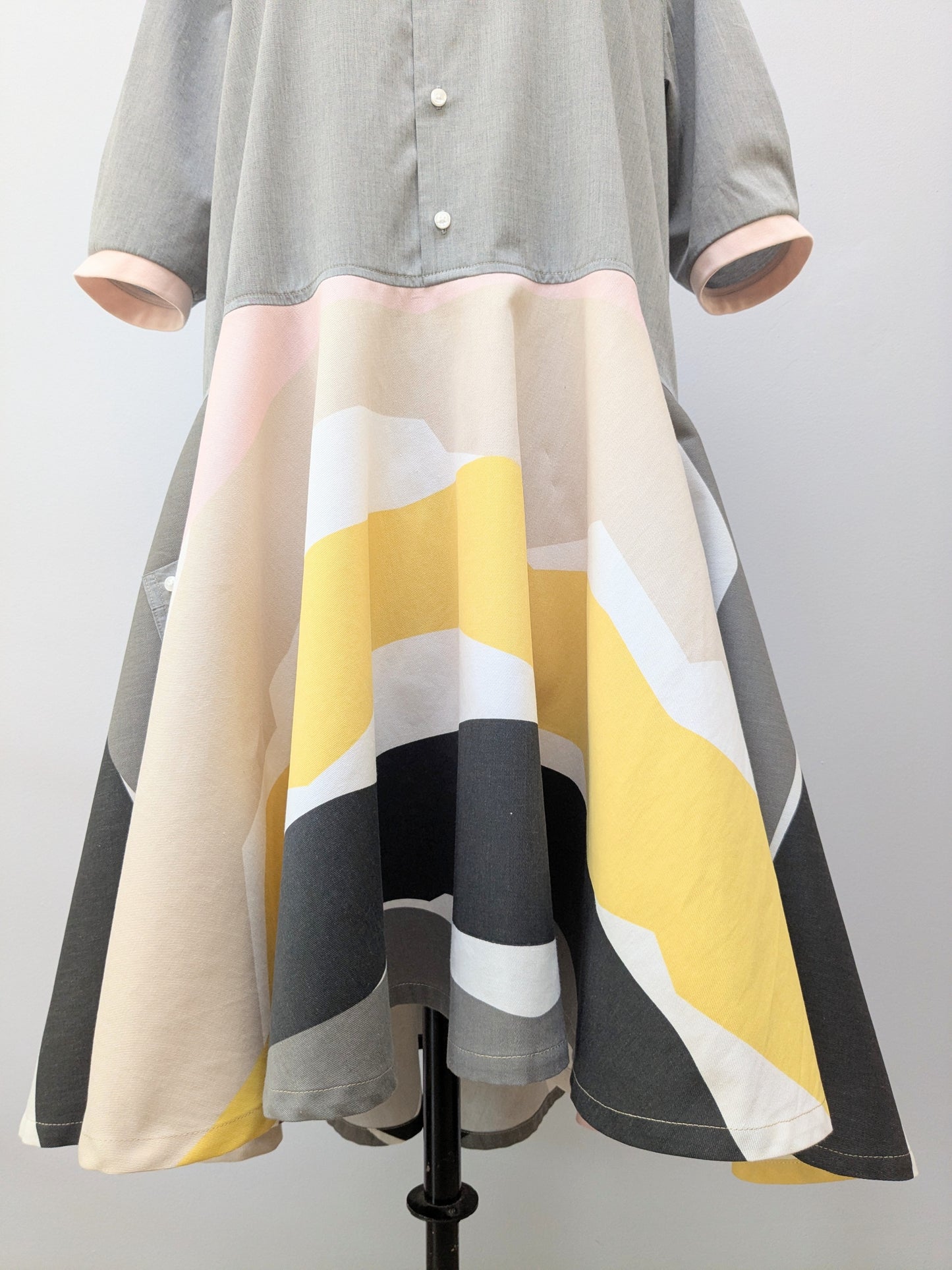 Hemdkleid | Grau | Oddvigg | Unikat