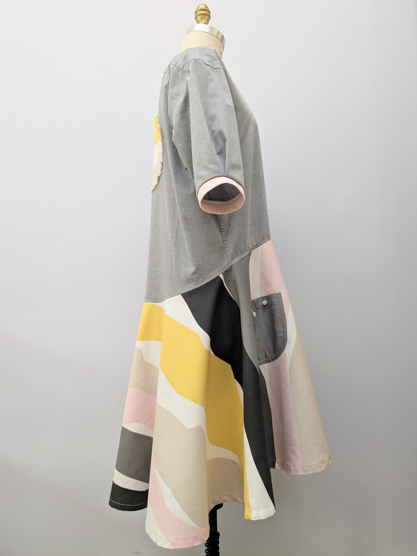 Hemdkleid | Grau | Oddvigg | Unikat