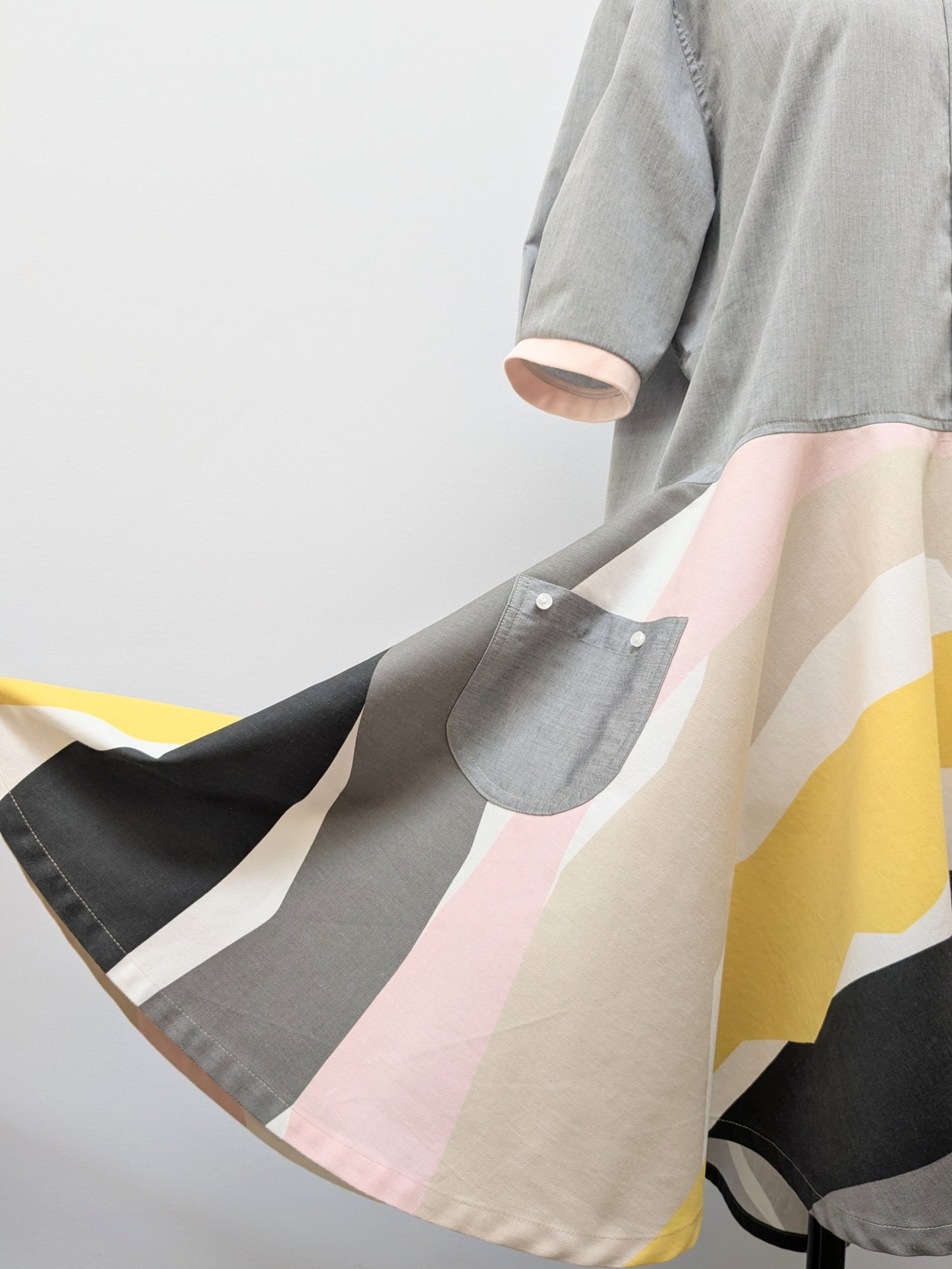 Hemdkleid | Grau | Oddvigg | Unikat