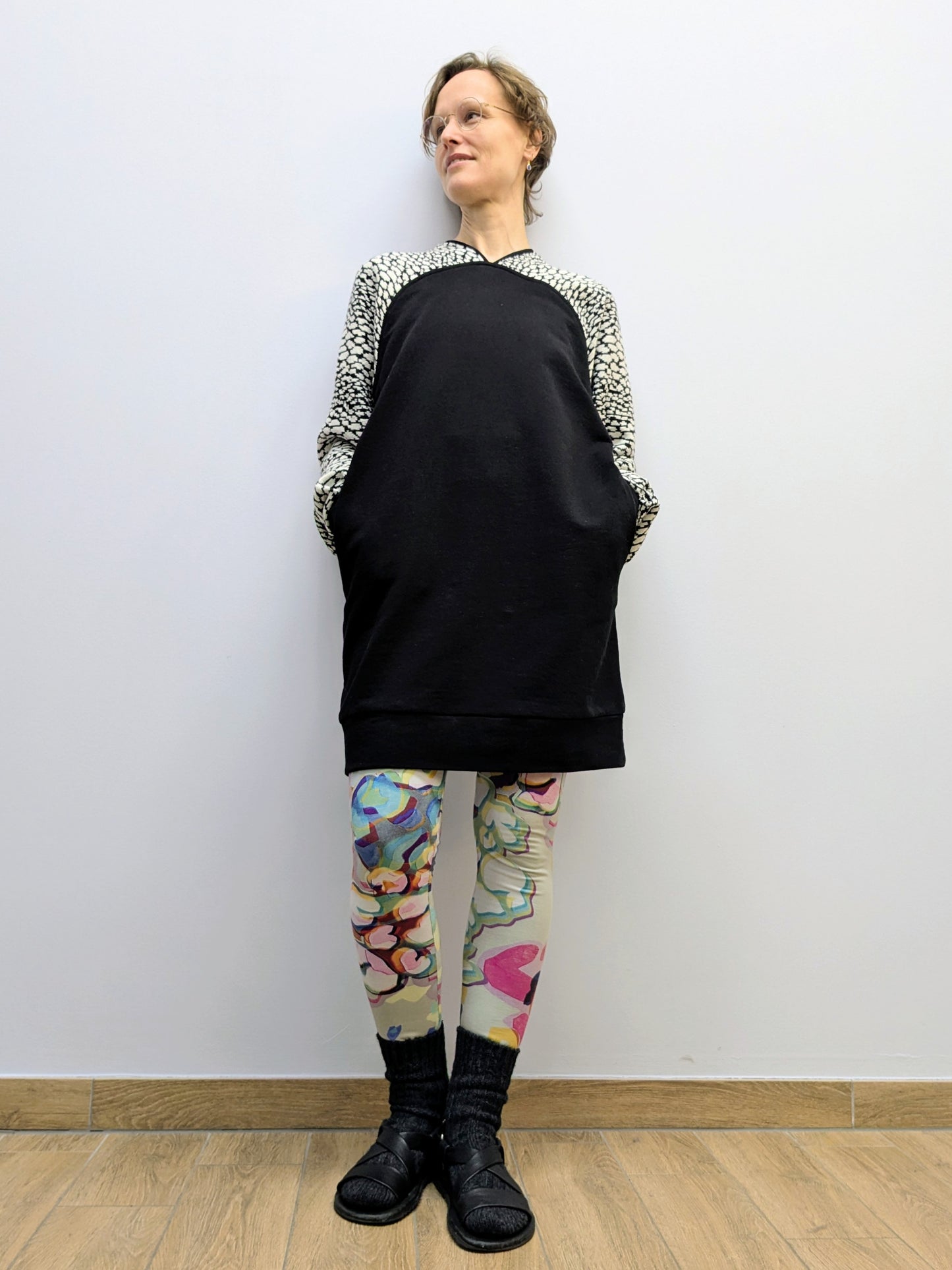 Kleid BIBI | Schwarz | Animalstrick