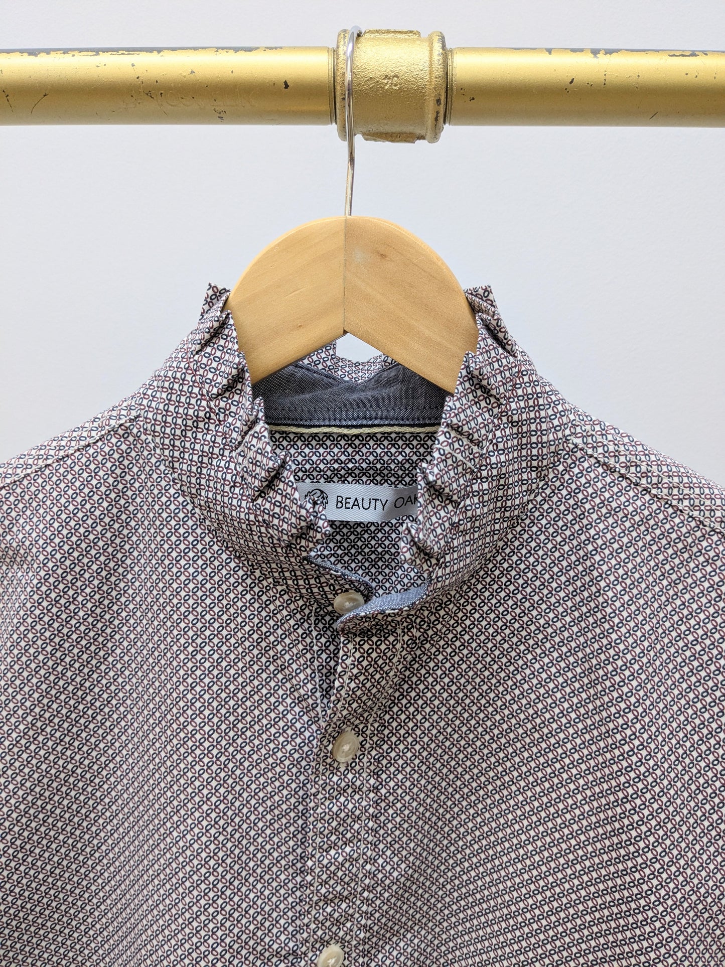 Rüschenbluse Schlaufen | Schwarz | Unikat