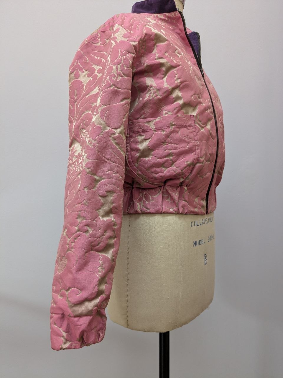 Wendeblouson Samt | Brokat