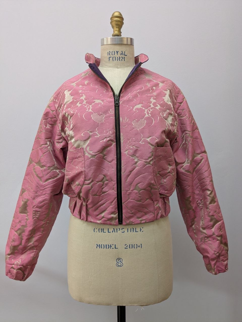 Wendeblouson Samt | Brokat