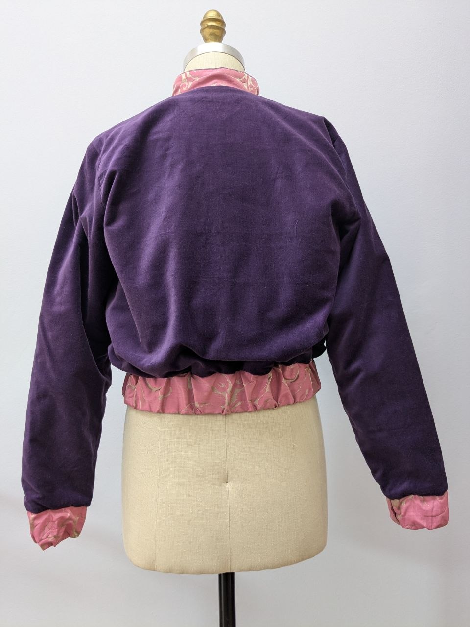 Wendeblouson Samt | Brokat