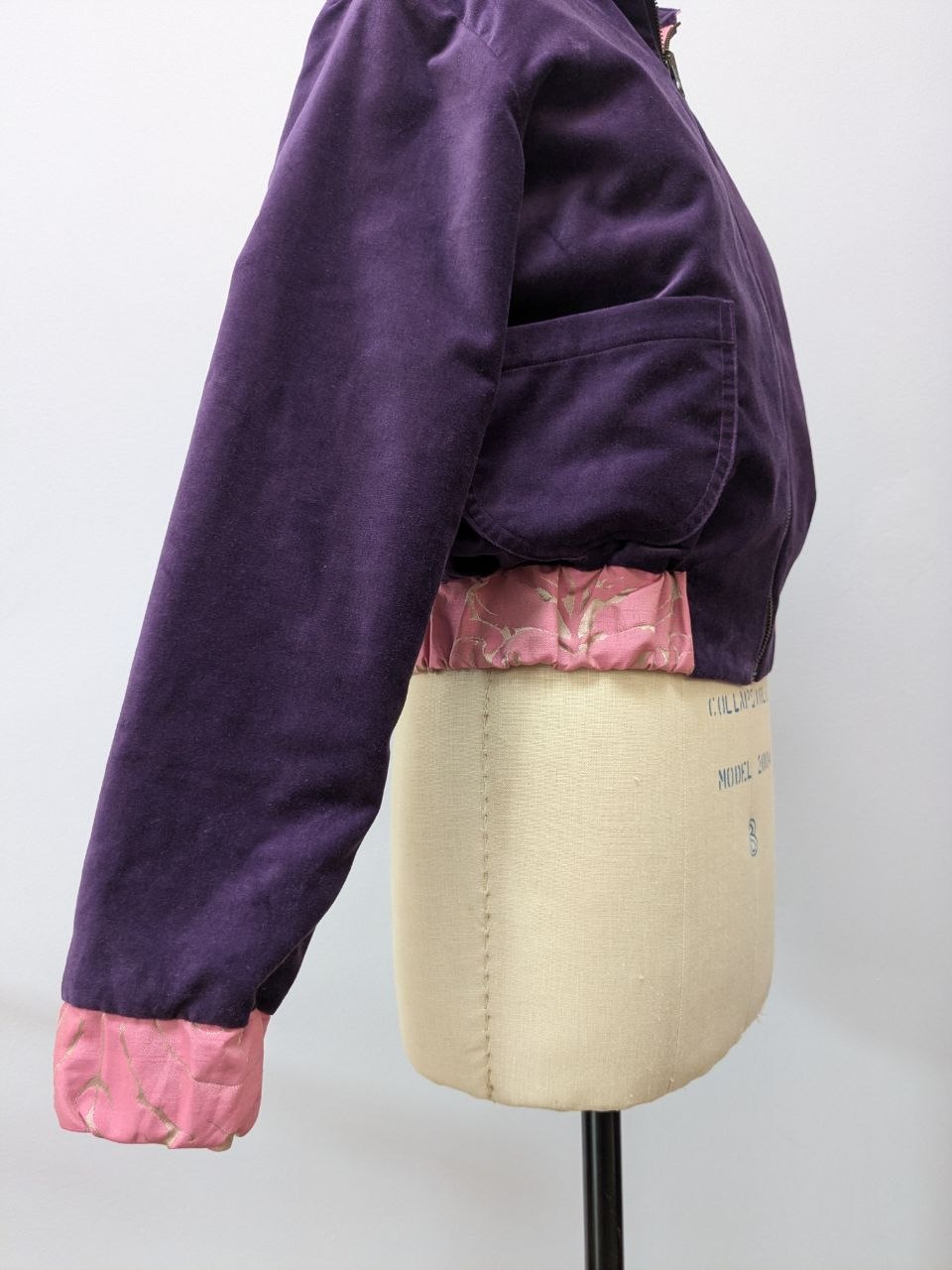 Wendeblouson Samt | Brokat