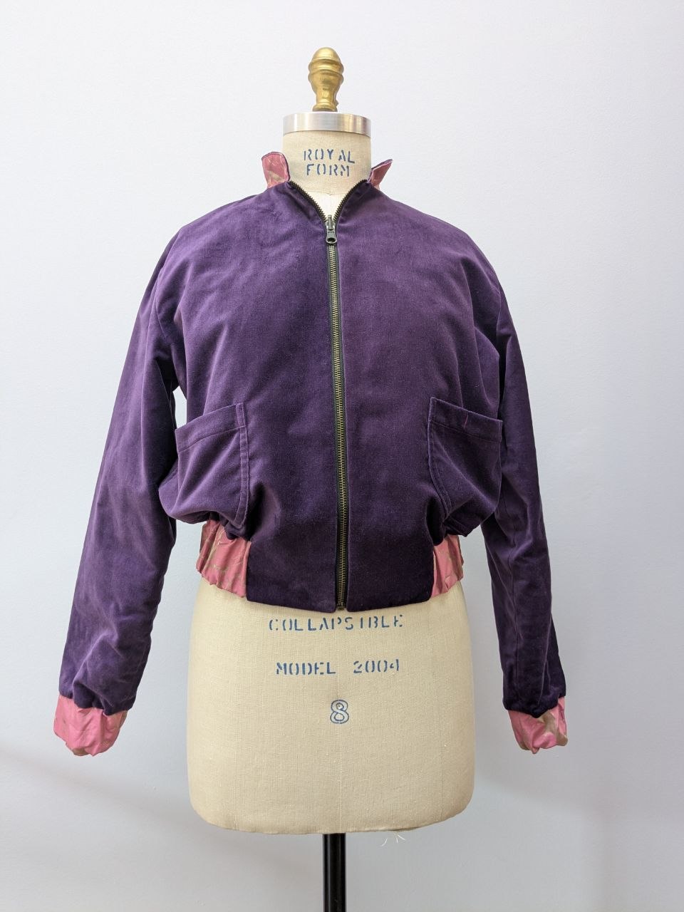 Wendeblouson Samt | Brokat