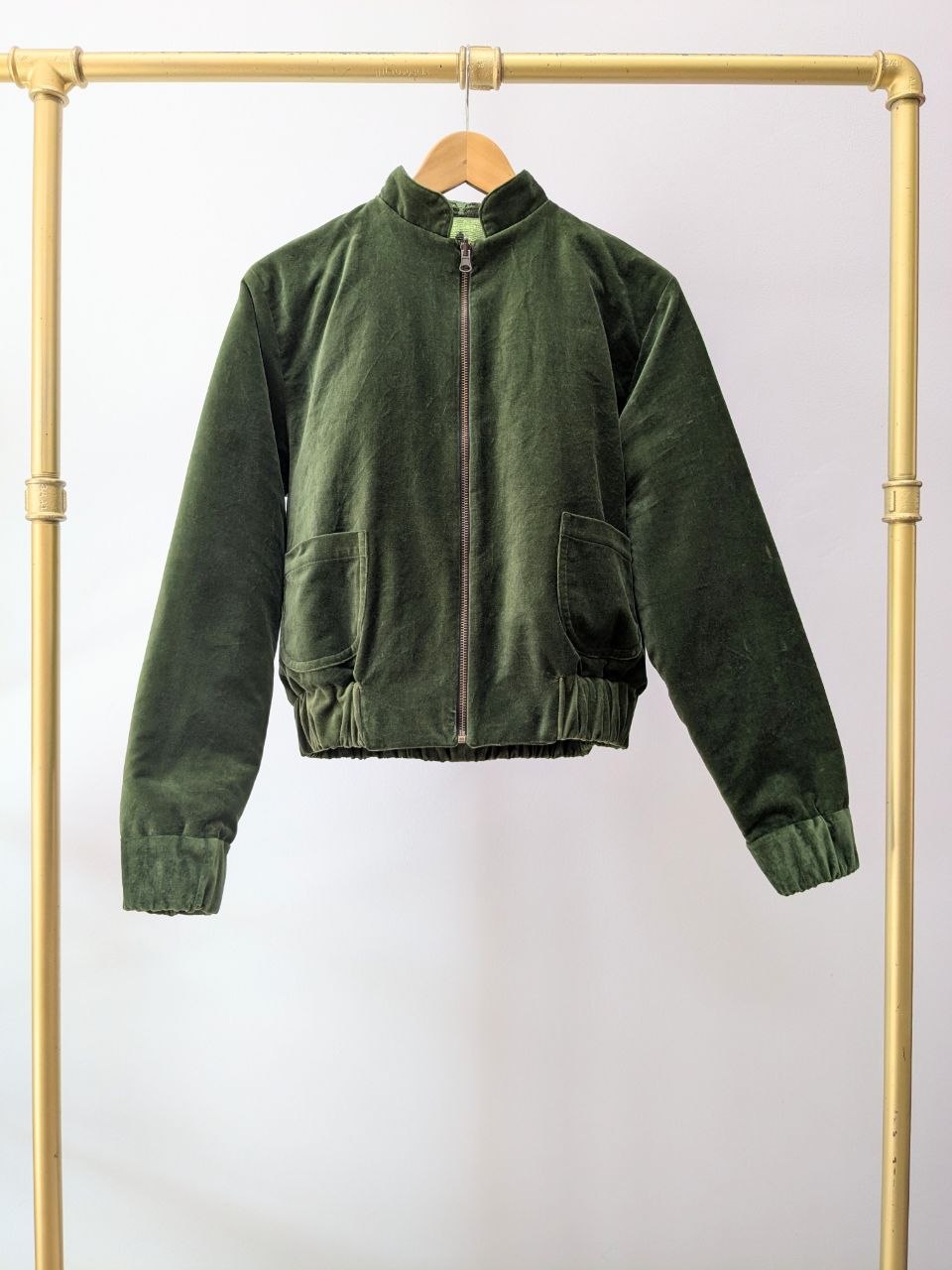 Wendeblouson Samt | Damast