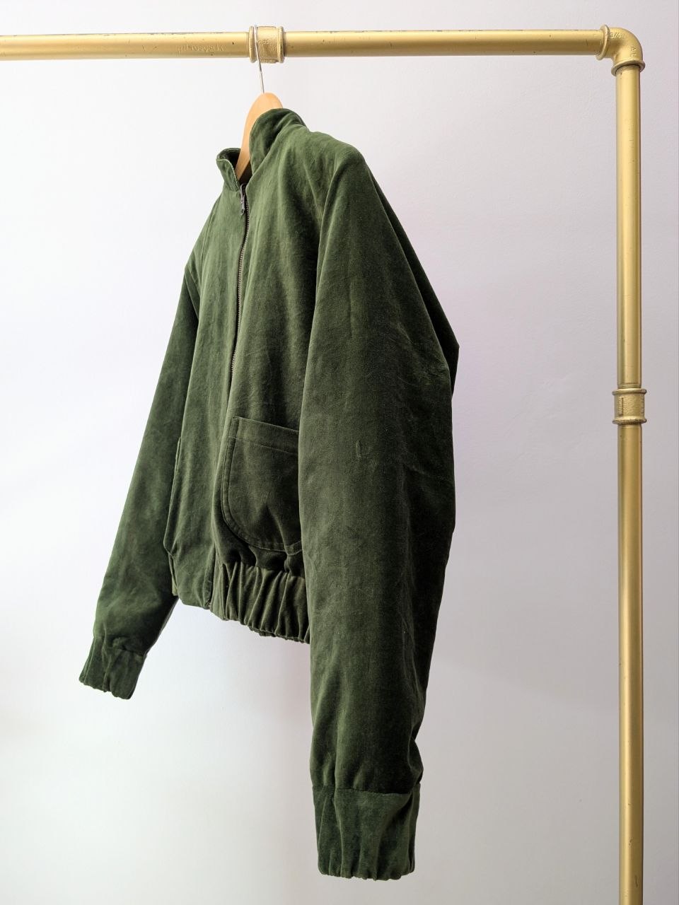 Wendeblouson Samt | Damast