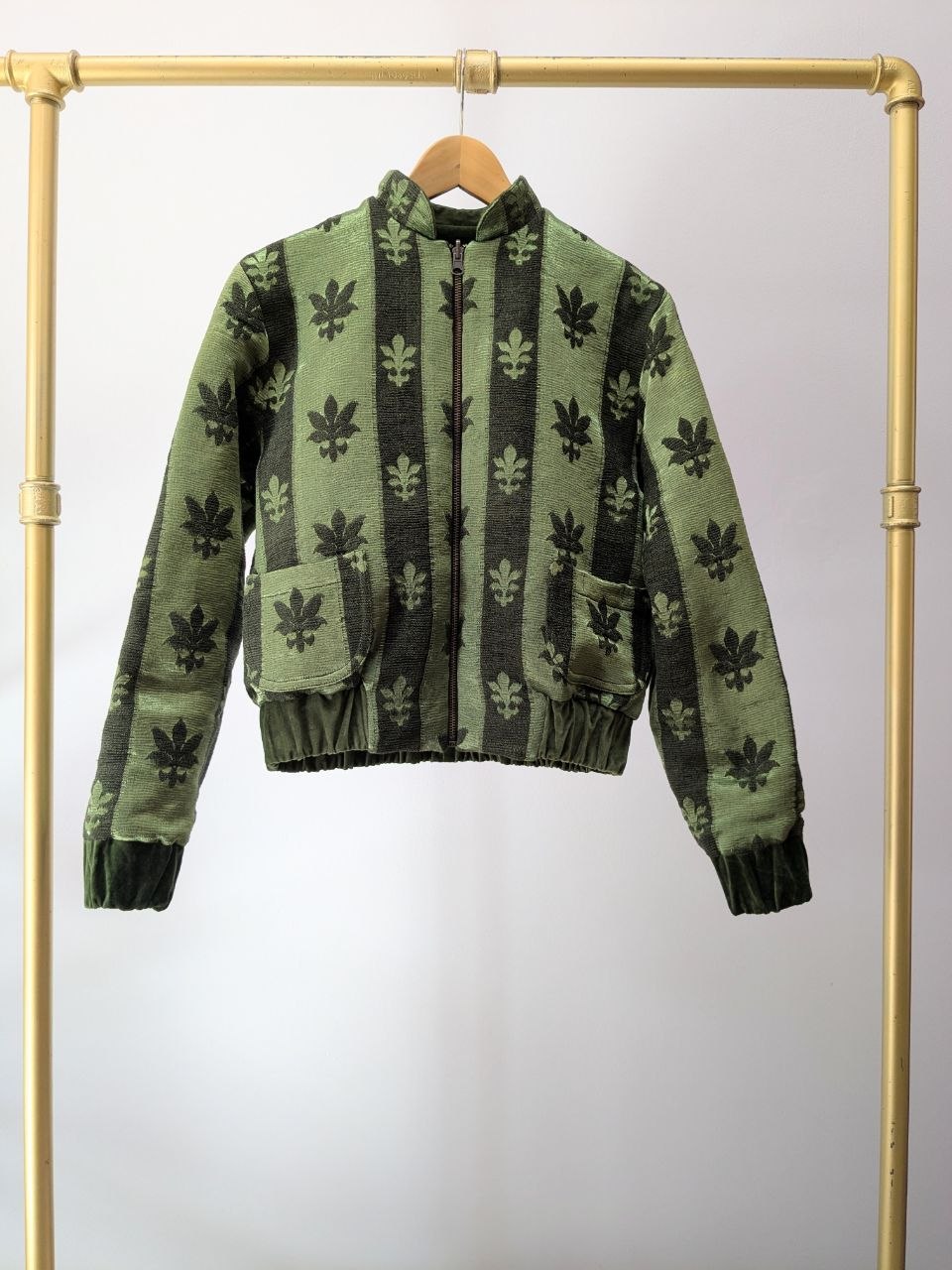 Wendeblouson Samt | Damast