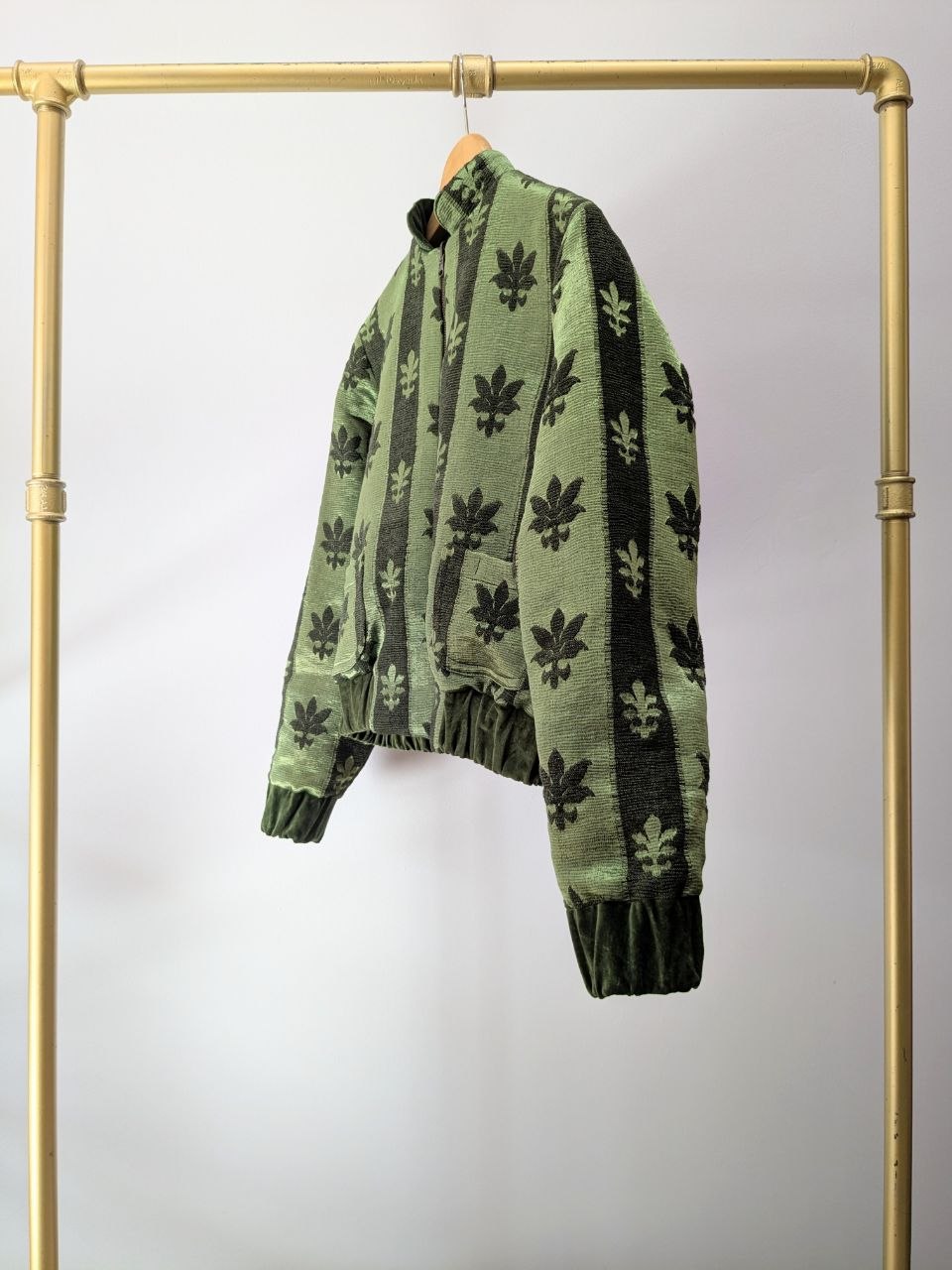 Wendeblouson Samt | Damast