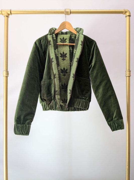 Reversible Blouson Velvet | Damask