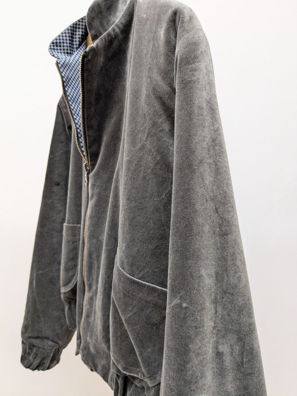 Wool Coat with Shawl Collar Beige