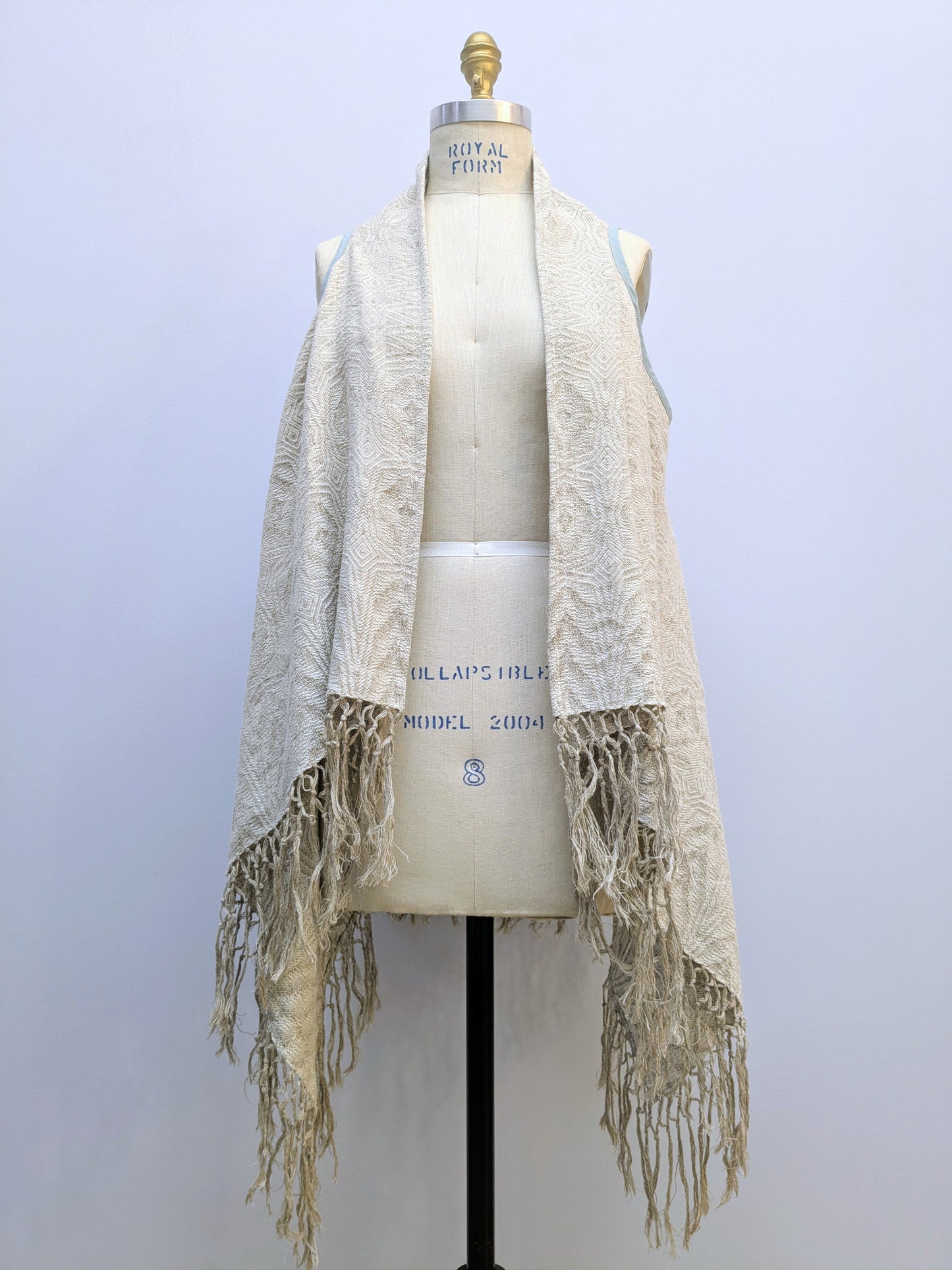 Weste MOUDI | Beige | Fransen