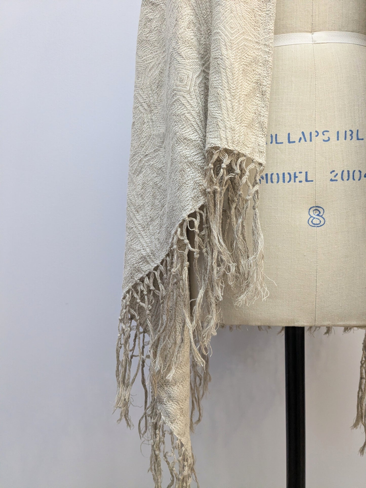 Weste MOUDI | Beige | Fransen