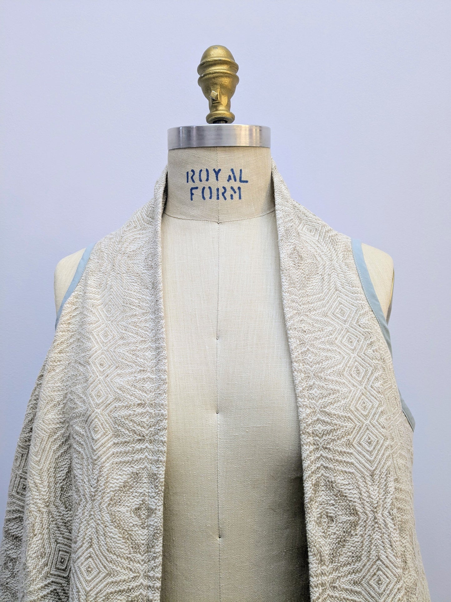 Weste MOUDI | Beige | Fransen