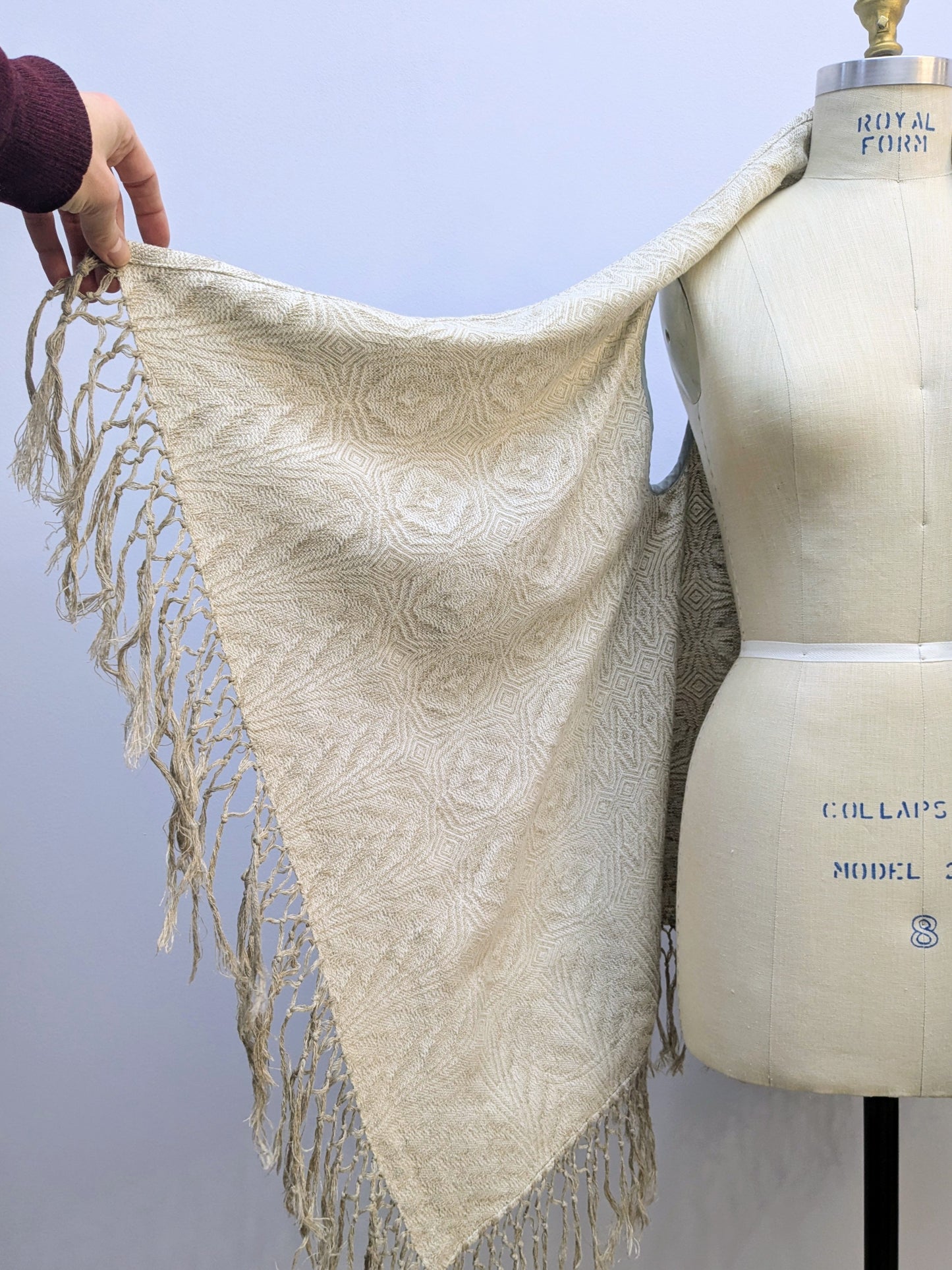 Weste MOUDI | Beige | Fransen