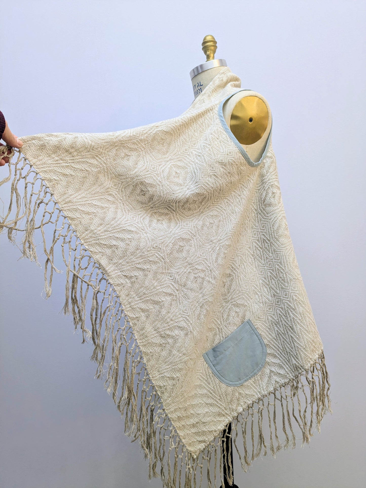 Weste MOUDI | Beige | Fransen