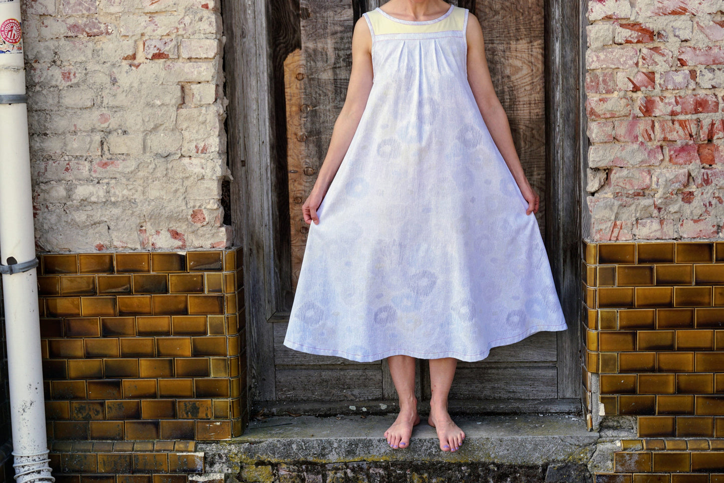 Summer dress ELLA circles