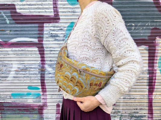 Crossbodybag XL Brokat | Melange