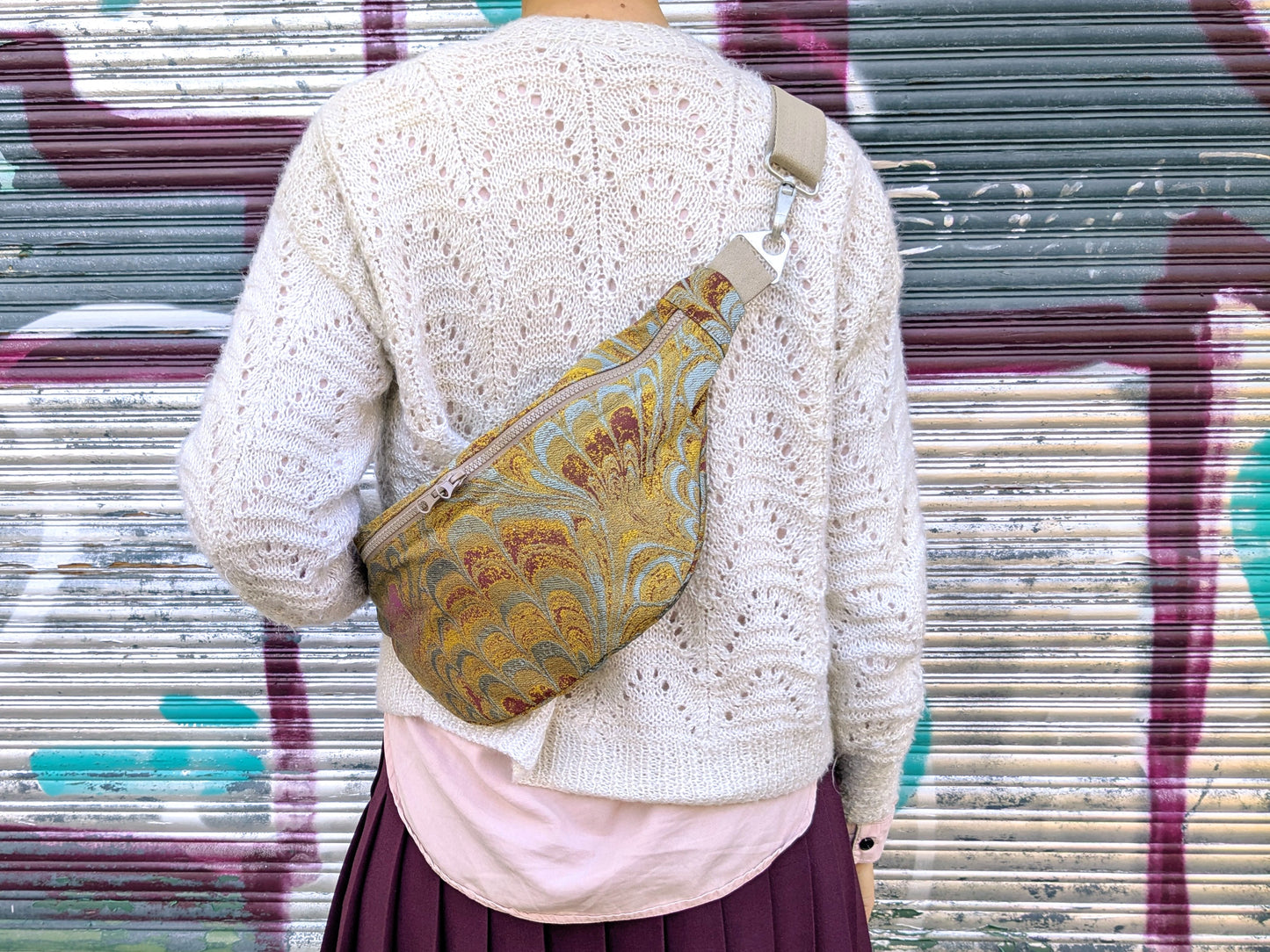 Crossbodybag XL Brokat | Melange