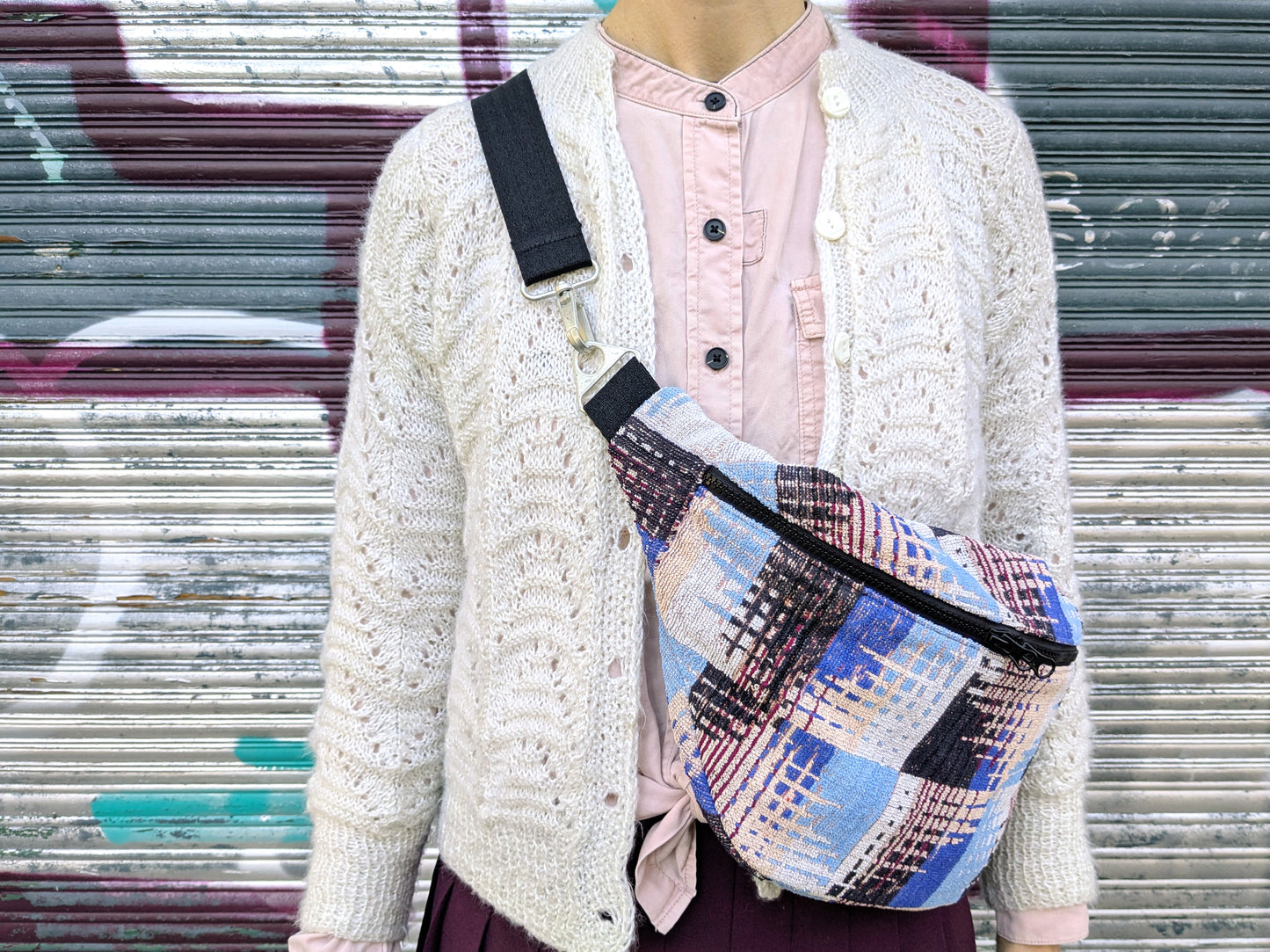 Crossbodybag XL Frottee