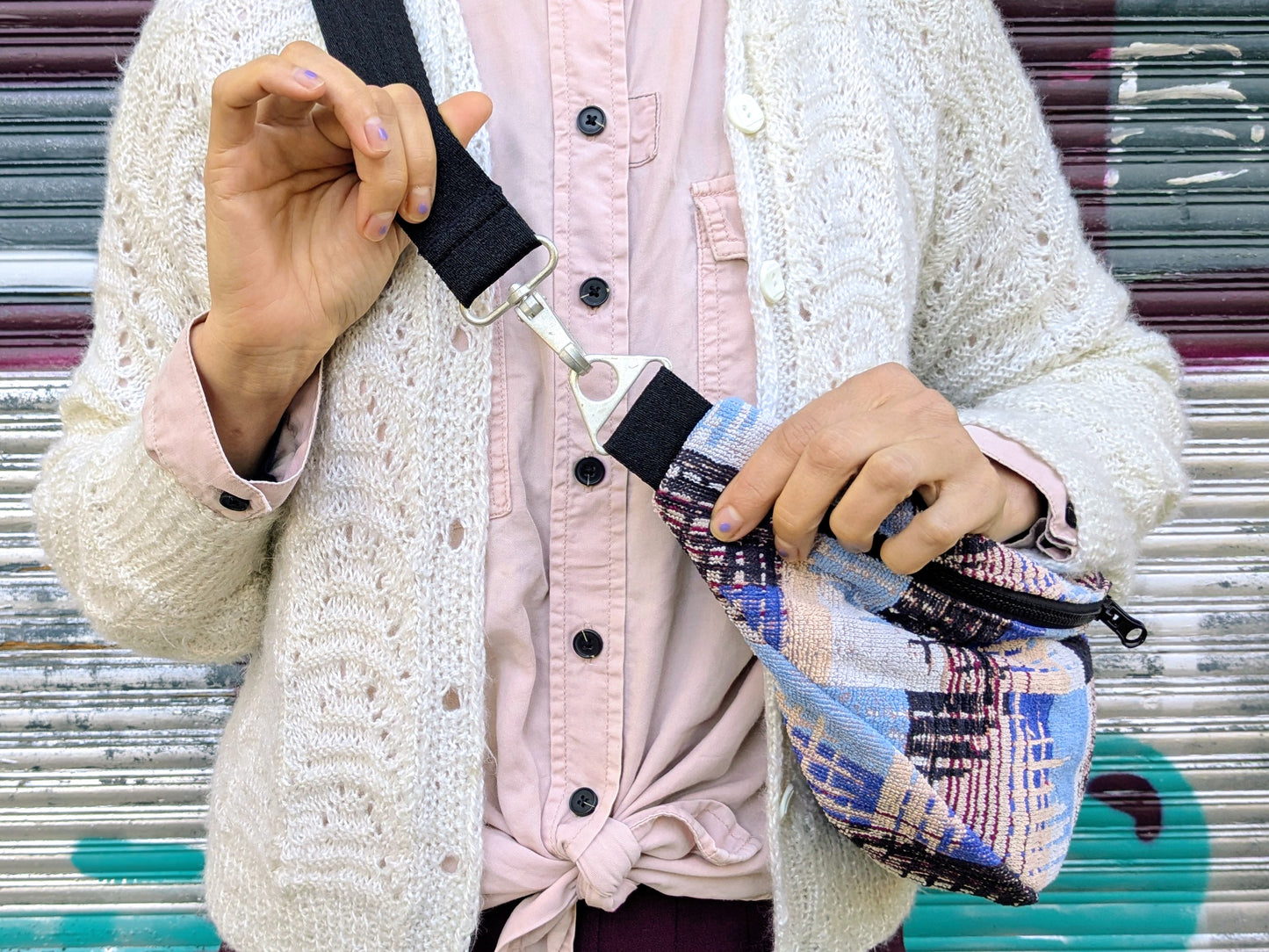 Crossbodybag XL Frottee