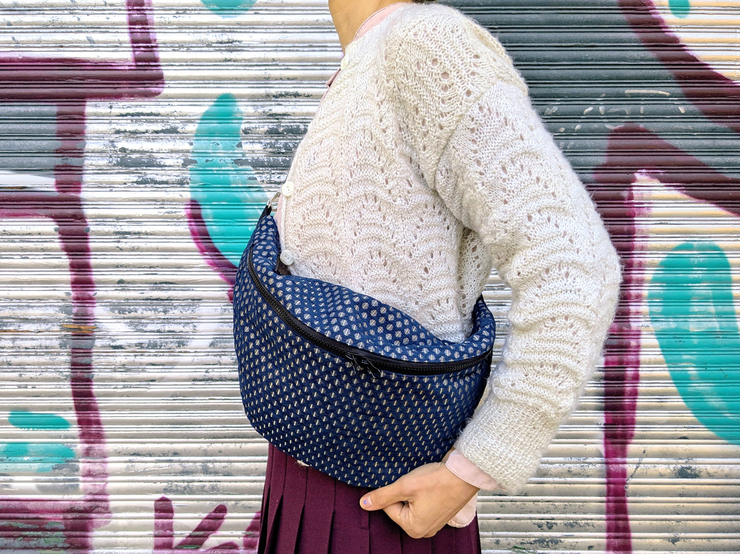 Crossbodybag XL Polster | Unikat