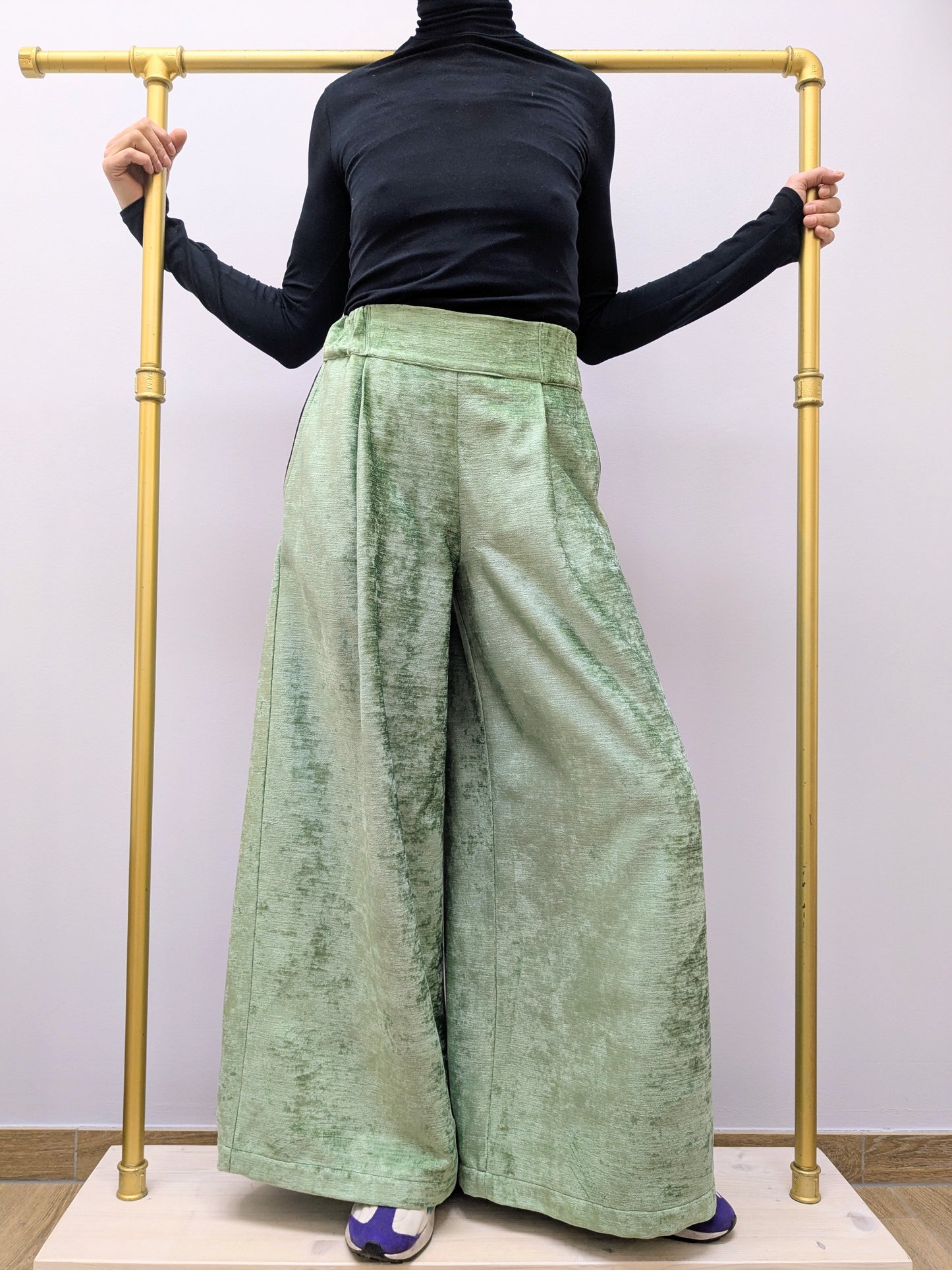 Hose LOLA | Samt | Mint