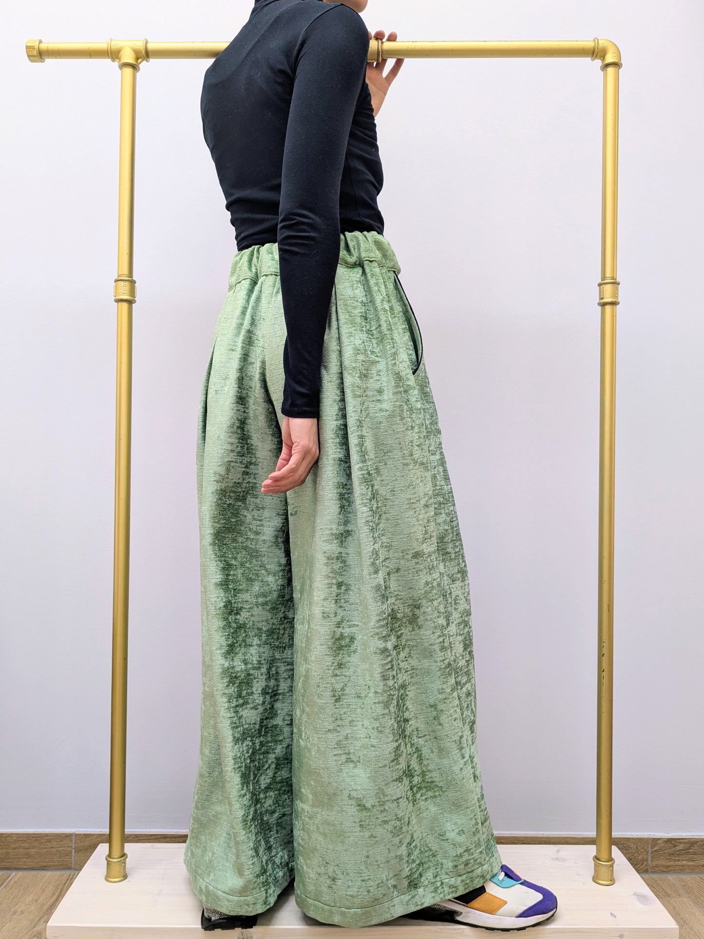 Hose LOLA | Samt | Mint