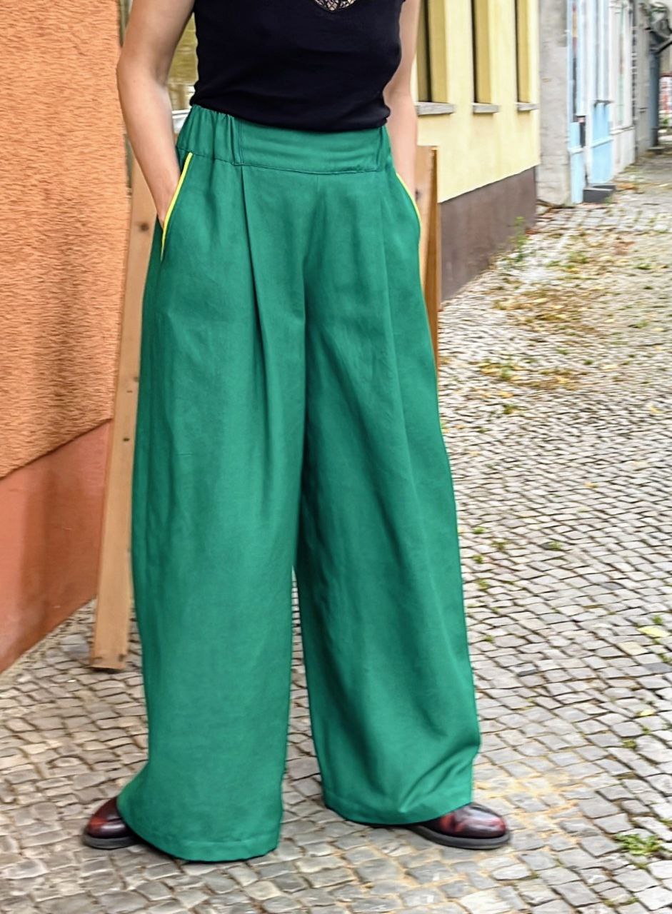 Hose LOLA | Smaragdgrün | Größe S-M