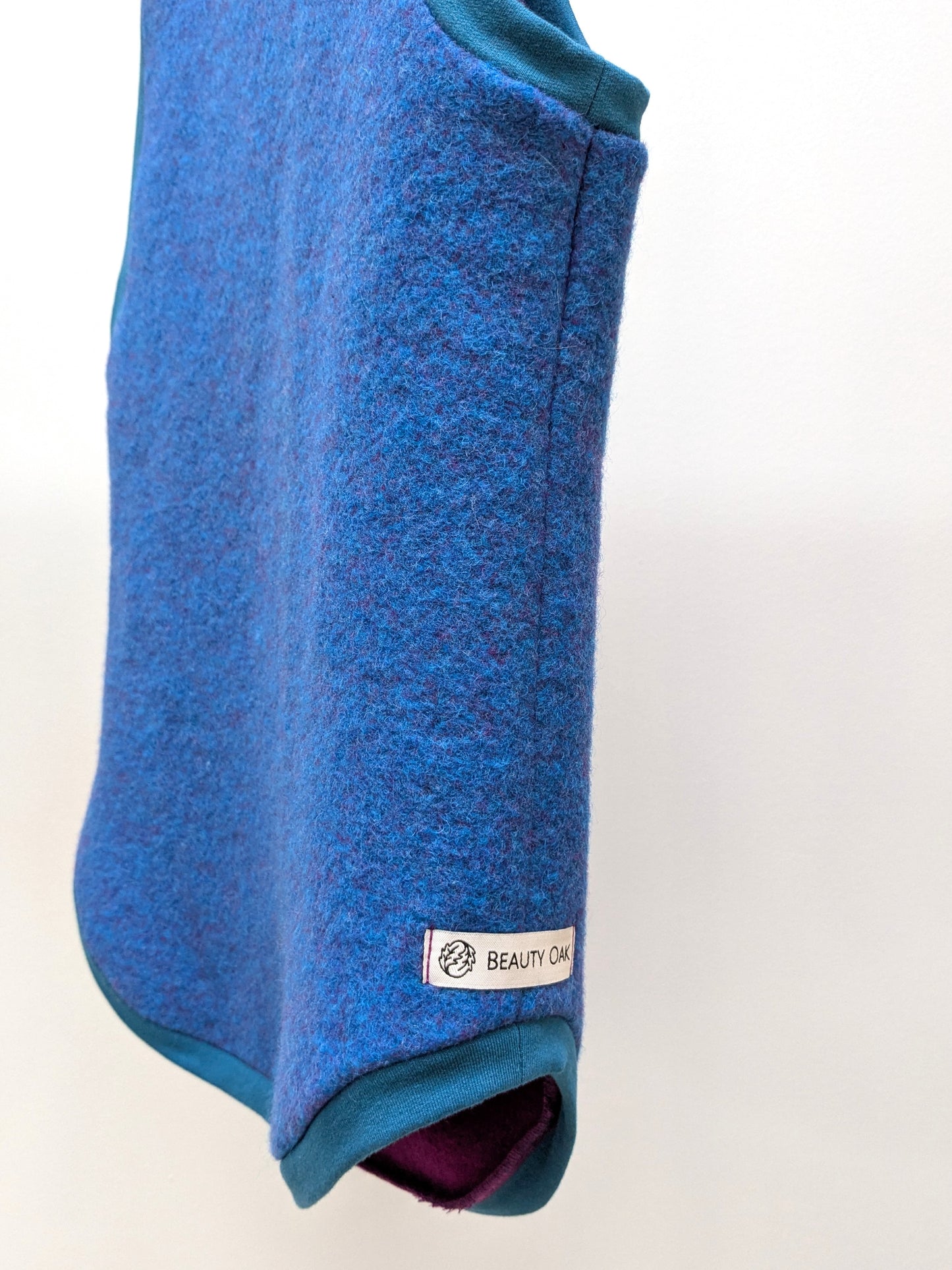 Pullunder Petrol | Fuchsia