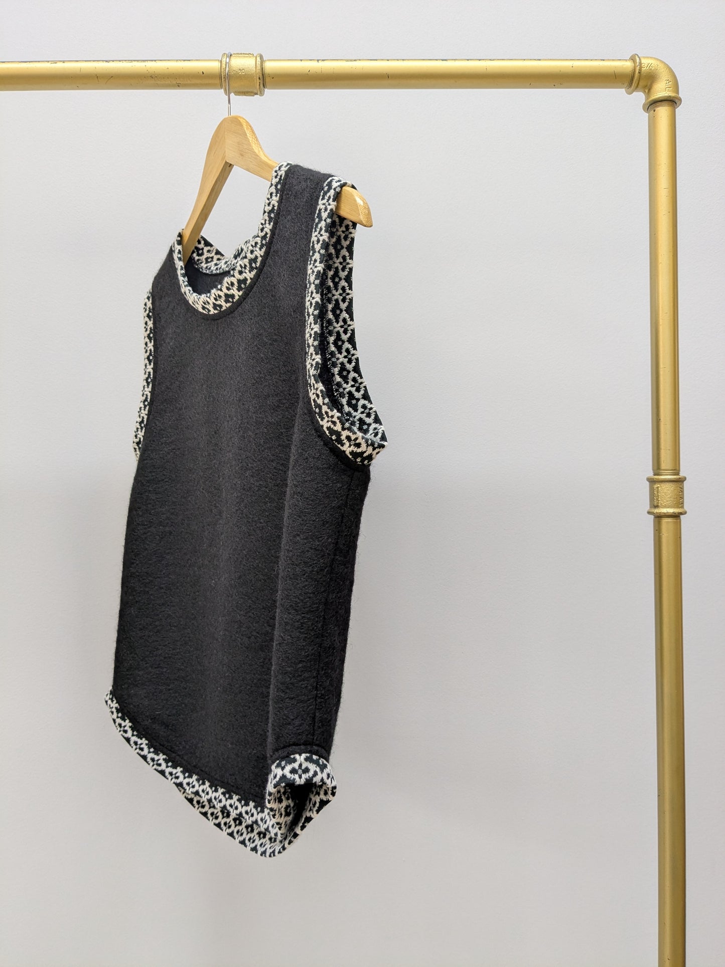 Pullunder Schwarz | Weiss