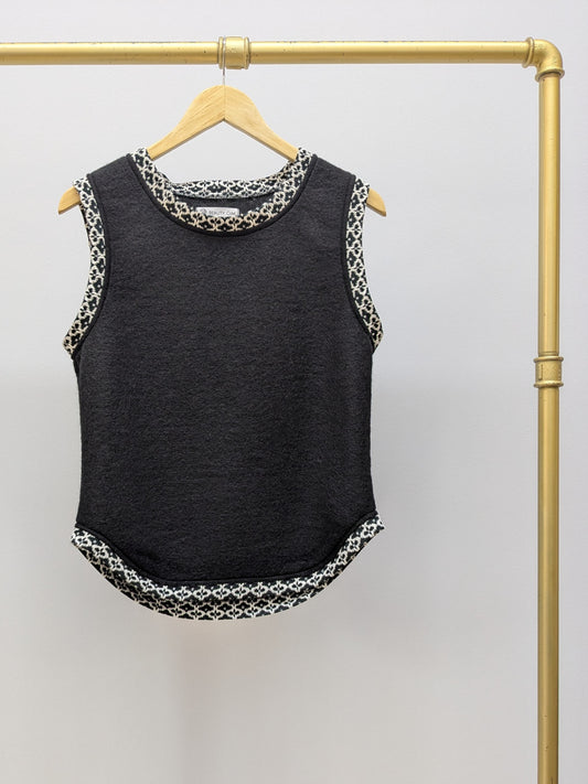 Pullunder Schwarz | Weiss